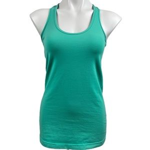 Lululemon Cool Racerback Tank. Size L. Color Teal. Gently used. No rips or tears